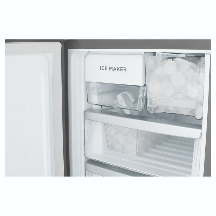Westinghouse 564L Matte Charcoal Black Quad Door Refrigerator with Plumbed Water Dispenser WQE5650BA, Ice Maker View