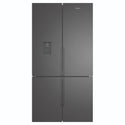 Westinghouse 564L Charcoal Quad Door Refrigerator with In-Door Water Dispenser WQE5660BA, Front View