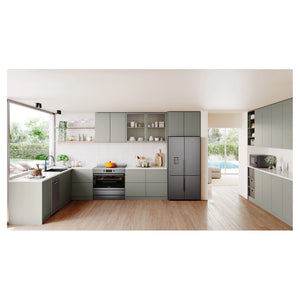 Westinghouse 564L Charcoal Quad Door Refrigerator with In-Door Water Dispenser WQE5660BA, Lifestyle View 2