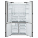 Westinghouse 564L Silver Quad Door Refrigerator with In-Door Water Dispenser WQE5660SA, Front View With Double Door Open View