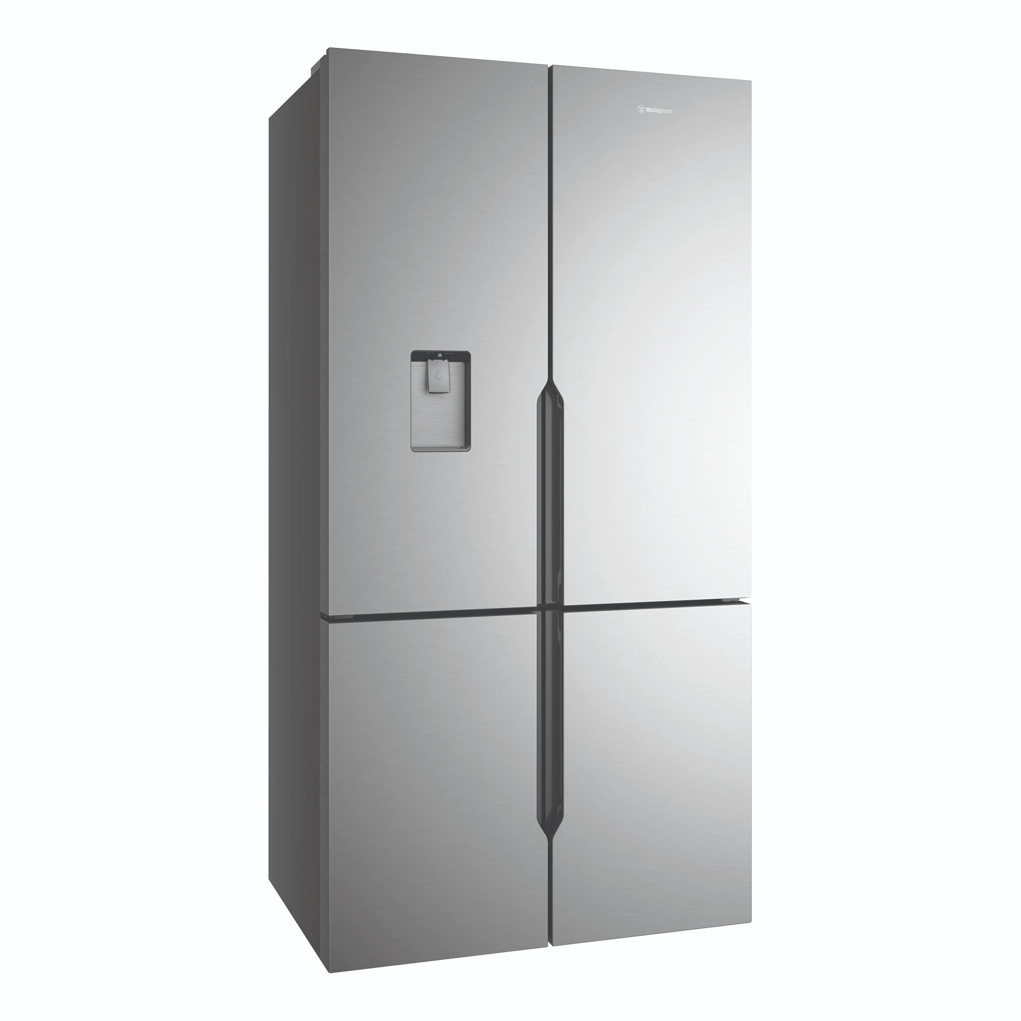 Westinghouse 564L Silver Quad Door Refrigerator with In-Door Water Dispenser WQE5660SA, Right Side View