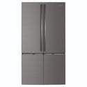 Westinghouse 541L Dark Stainless Quad Door Refrigerator WQE6000BB, Front View