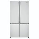 Westinghouse 541L Stainless Steel Quad Door Refrigerator with In-Door Dispenser WQE6000SB, Front View 