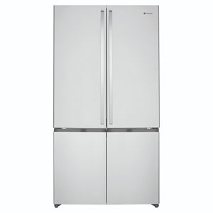 Westinghouse 541L Stainless Steel Quad Door Refrigerator with In-Door Dispenser WQE6000SB, Front View 