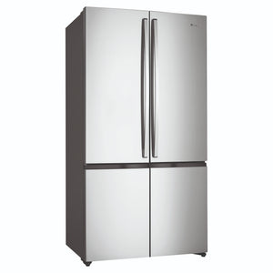 Westinghouse 541L Stainless Steel Quad Door Refrigerator with In-Door Dispenser WQE6000SB, Right Side View