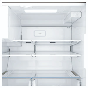 Westinghouse 609L Black Quad Door Refrigerator with In-Door Ice Dispenser WQE6170BB, Dual Cooling View