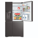 Westinghouse WQE6170BB 609L Black Quad Door Refrigerator with In-Door Ice Dispenser