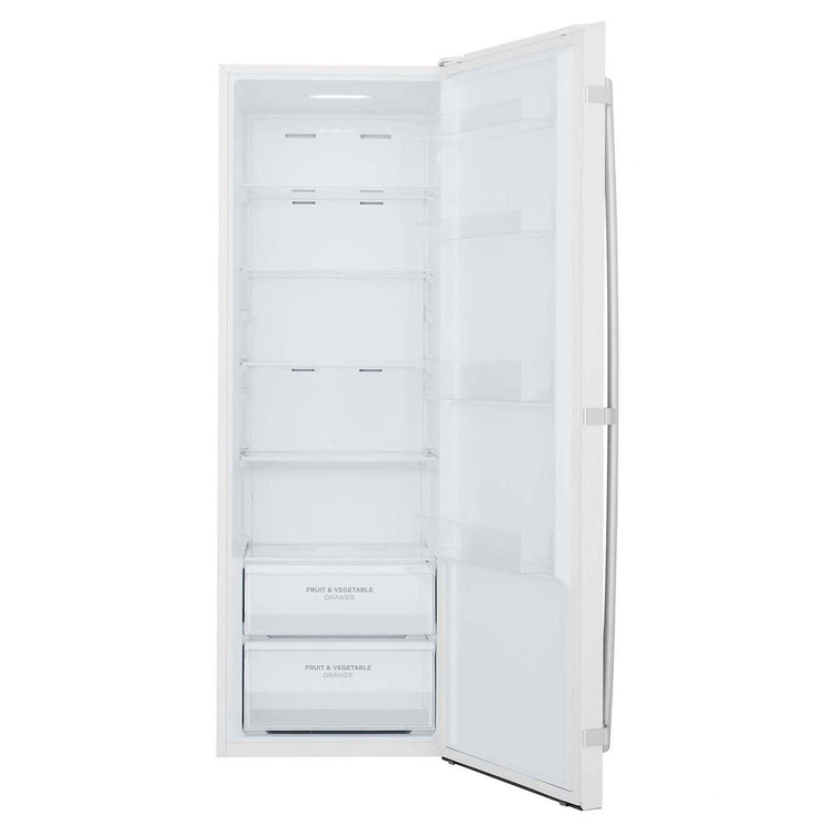 Westinghouse 322L White Single Door Refrigerator WRB3504WB, Open Door View