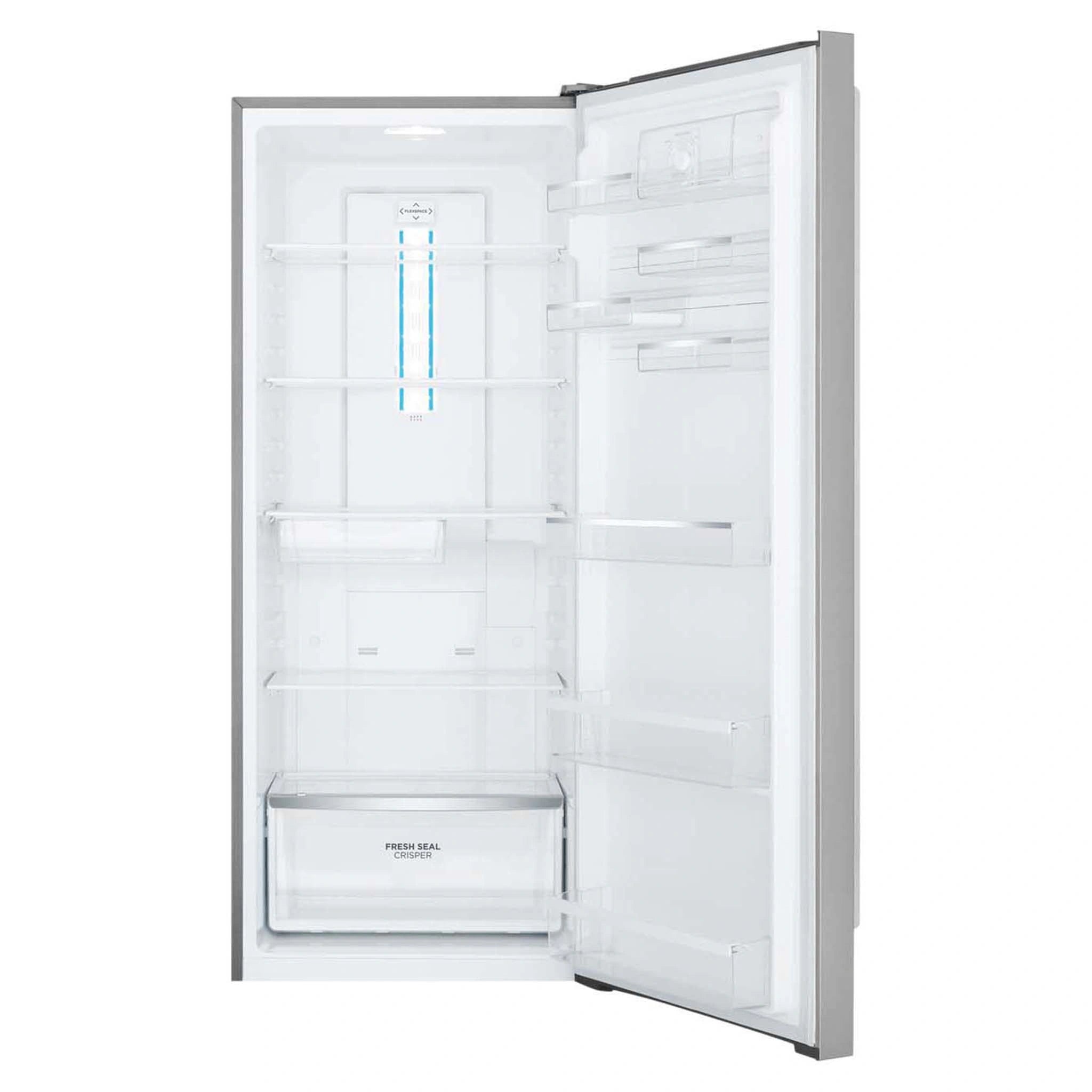 Westinghouse 466L Stainless Steel Upright Left Hinge Fridge WRB5004SCL, Front Open Door View