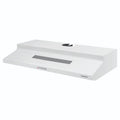 Westinghouse 90cm Universal Fixed Rangehood – White WRF913WA, Front View