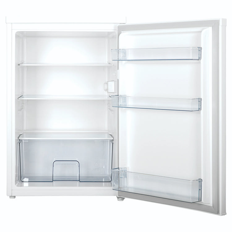 Westinghouse 133L White Bar Refrigerator WRM1400WD, Door Open View