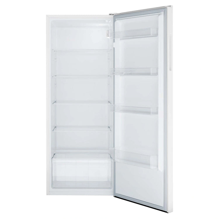Westinghouse 242L White Upright Single Door Fridge WRM2400WF, Front Open Door View