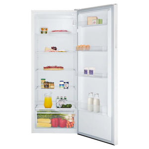 Westinghouse 242L White Upright Single Door Fridge WRM2400WF, Front Open Door with Food View