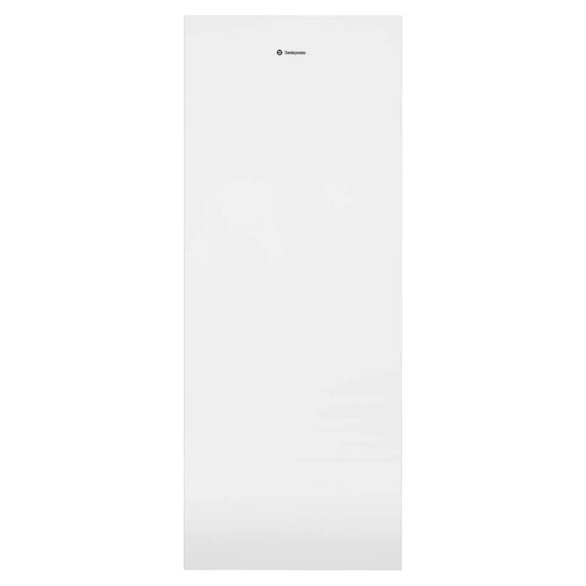 Westinghouse 242L White Upright Single Door Fridge WRM2400WF, Front View