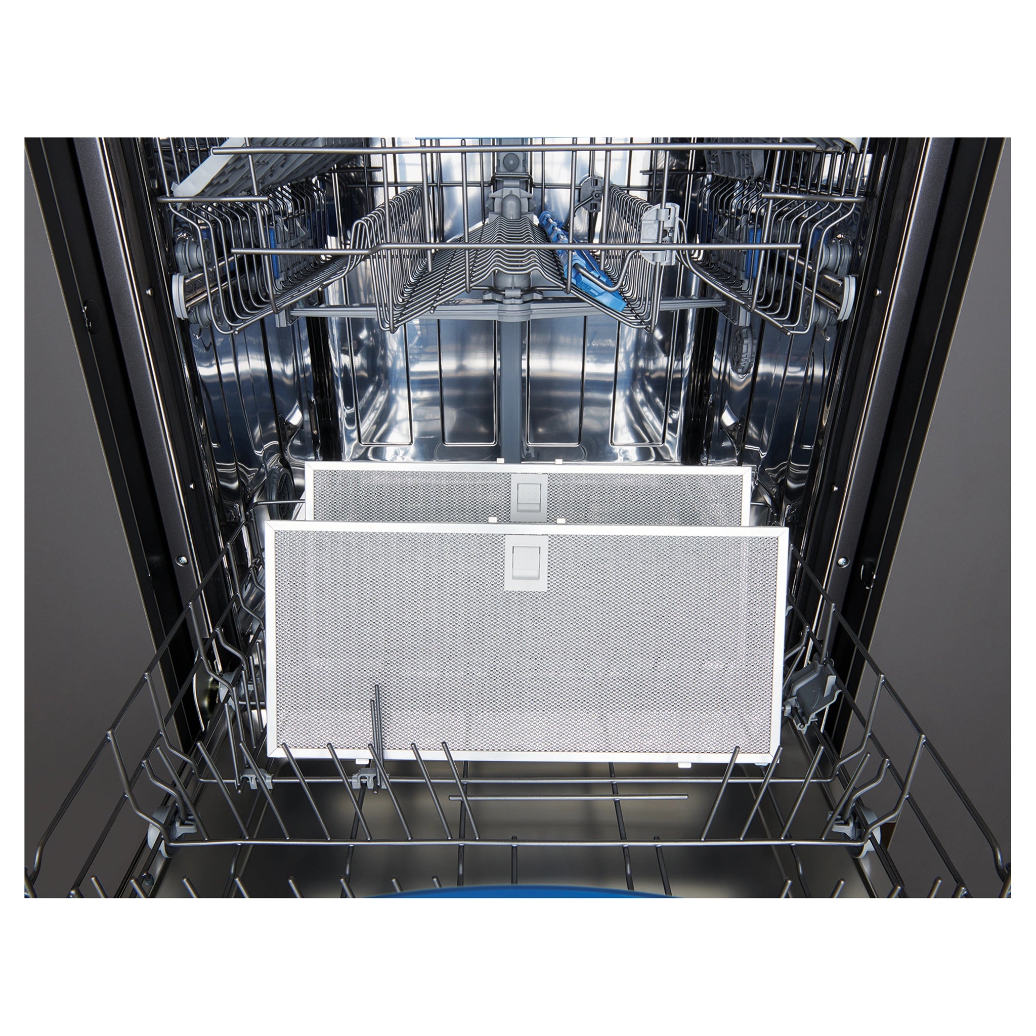 Westinghouse 60cm Slideout Rangehood – Top Recirculation WRR604SB, Filter Washed View