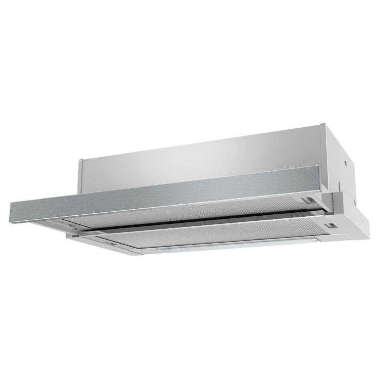Westinghouse 60cm Slideout Rangehood – Top Recirculation WRR604SB, Front View