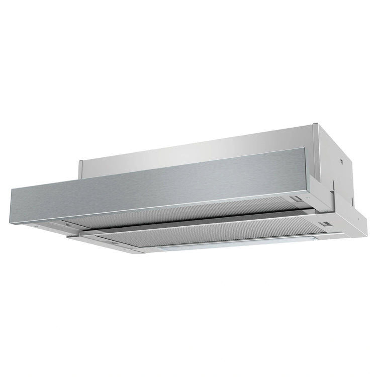 Westinghouse 60cm Slide-Out Rangehood – Front Recirculation WRR614SB, Front View