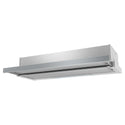 Westinghouse 90cm Stainless Steel Slideout Rangehood – Top Recirculation WRR904SB, Front View