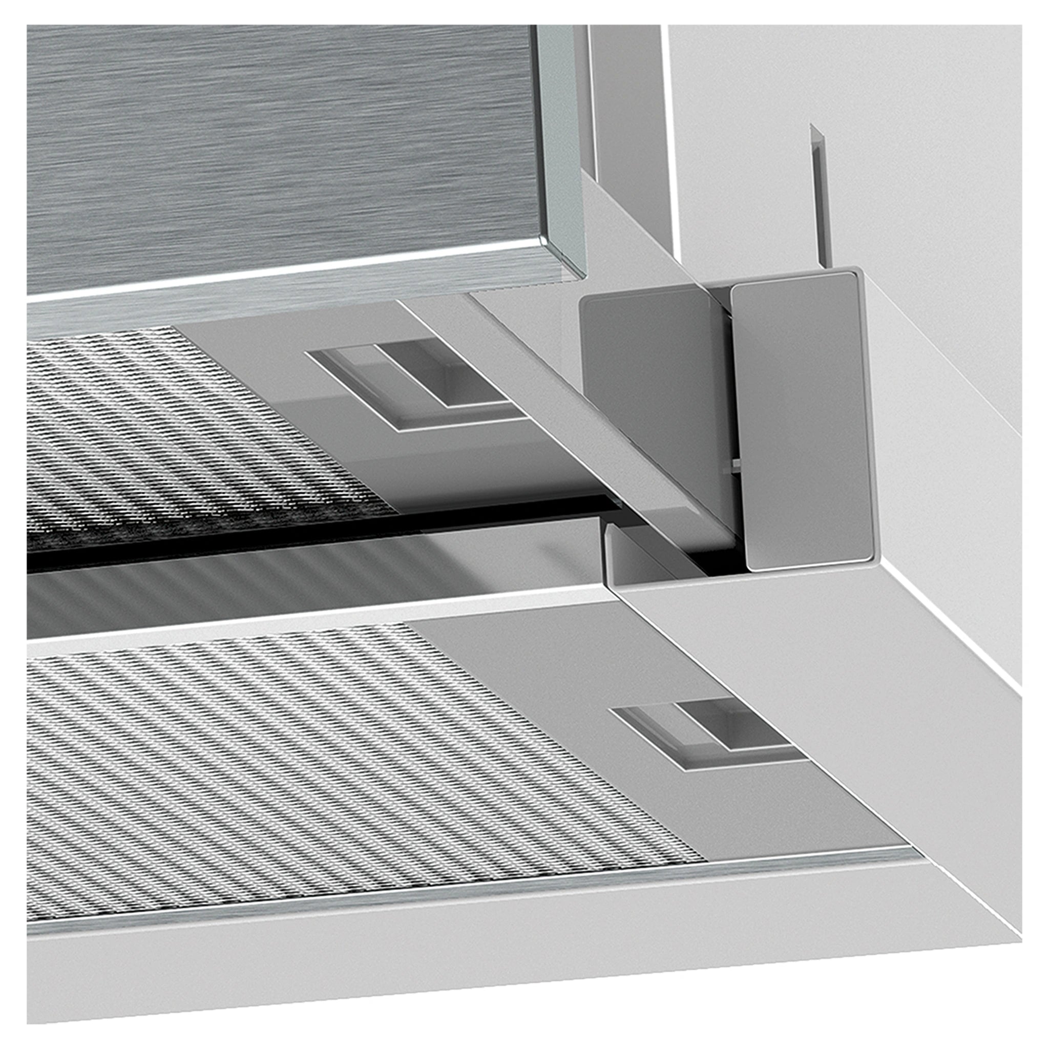 Westinghouse 90cm Stainless Steel Slideout Rangehood – Front Recirculation WRR914SB, Air Filter View