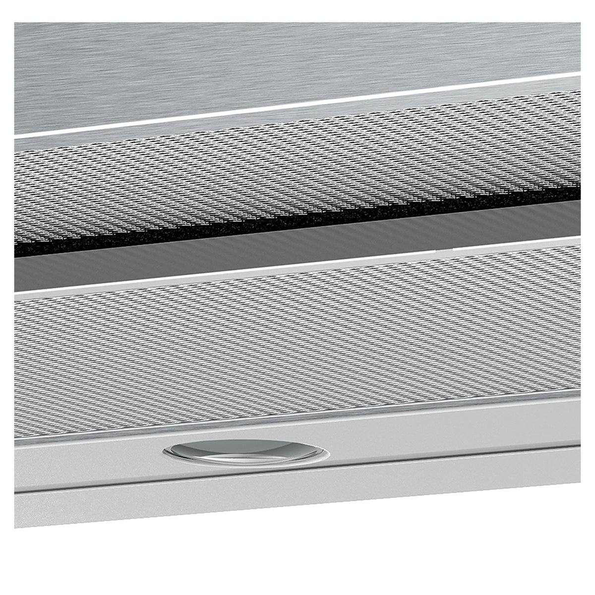 Westinghouse 90cm Stainless Steel Slideout Trimmed Rangehood WRR926SB, Bottom View