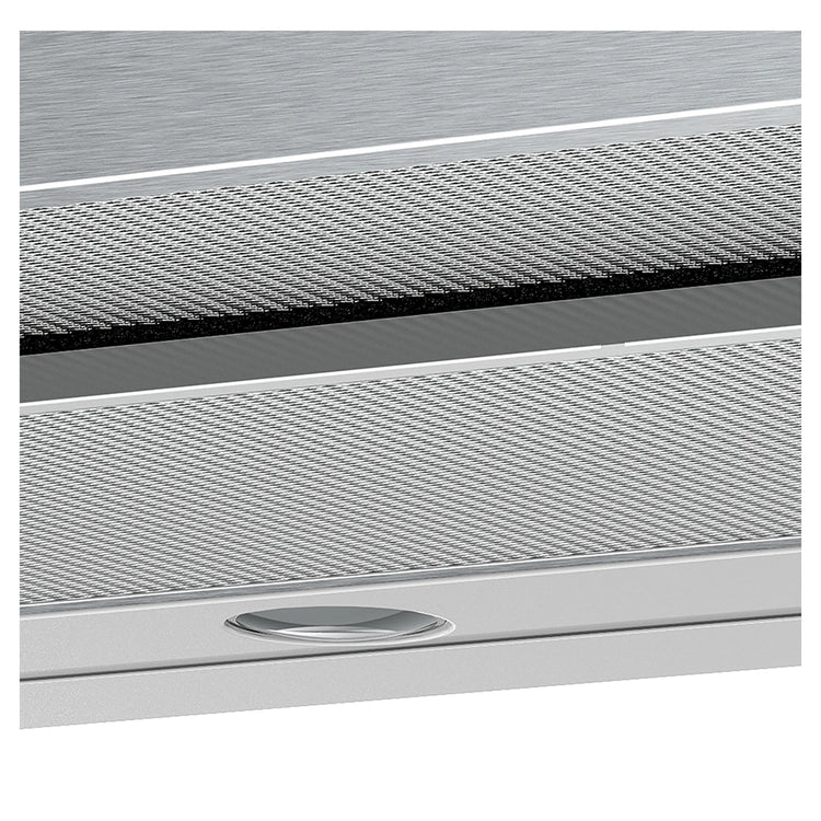 Westinghouse 90cm Stainless Steel Slideout Trimmed Rangehood WRR926SB, Bottom View