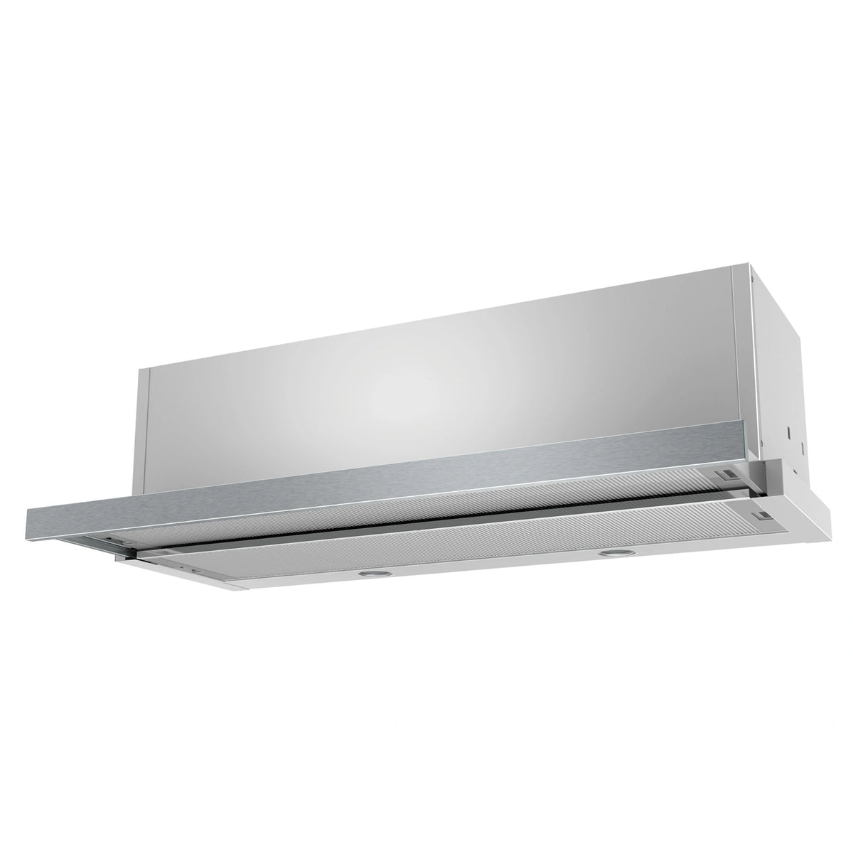 Westinghouse 90cm Stainless Steel Slideout Trimmed Rangehood WRR926SB, Front View
