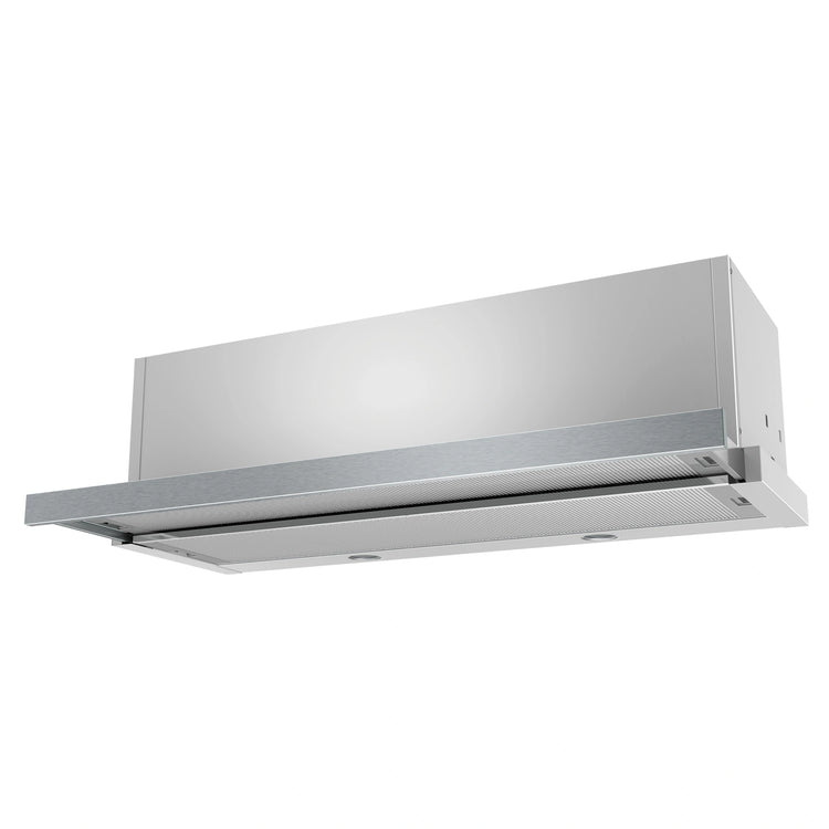 Westinghouse 90cm Stainless Steel Slideout Trimmed Rangehood WRR926SB, Front View