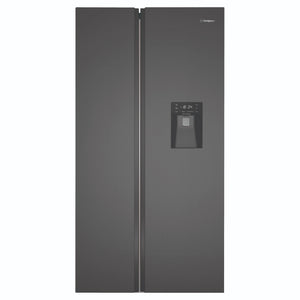 Westinghouse 619L Side-By-Side Fridge WSE6640BA, Front View
