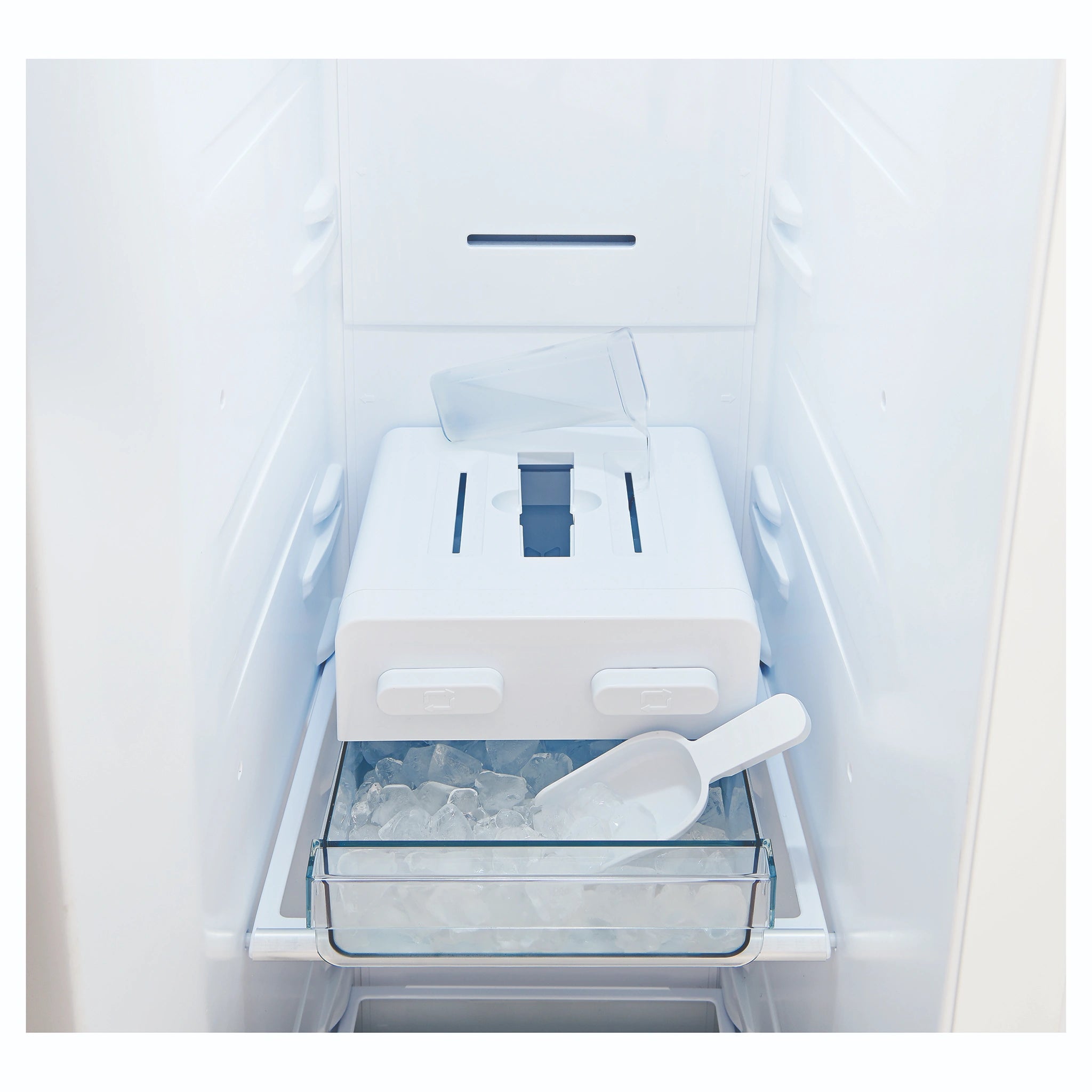 Westinghouse 619L Side-By-Side Fridge WSE6640BA, Ice Maker View