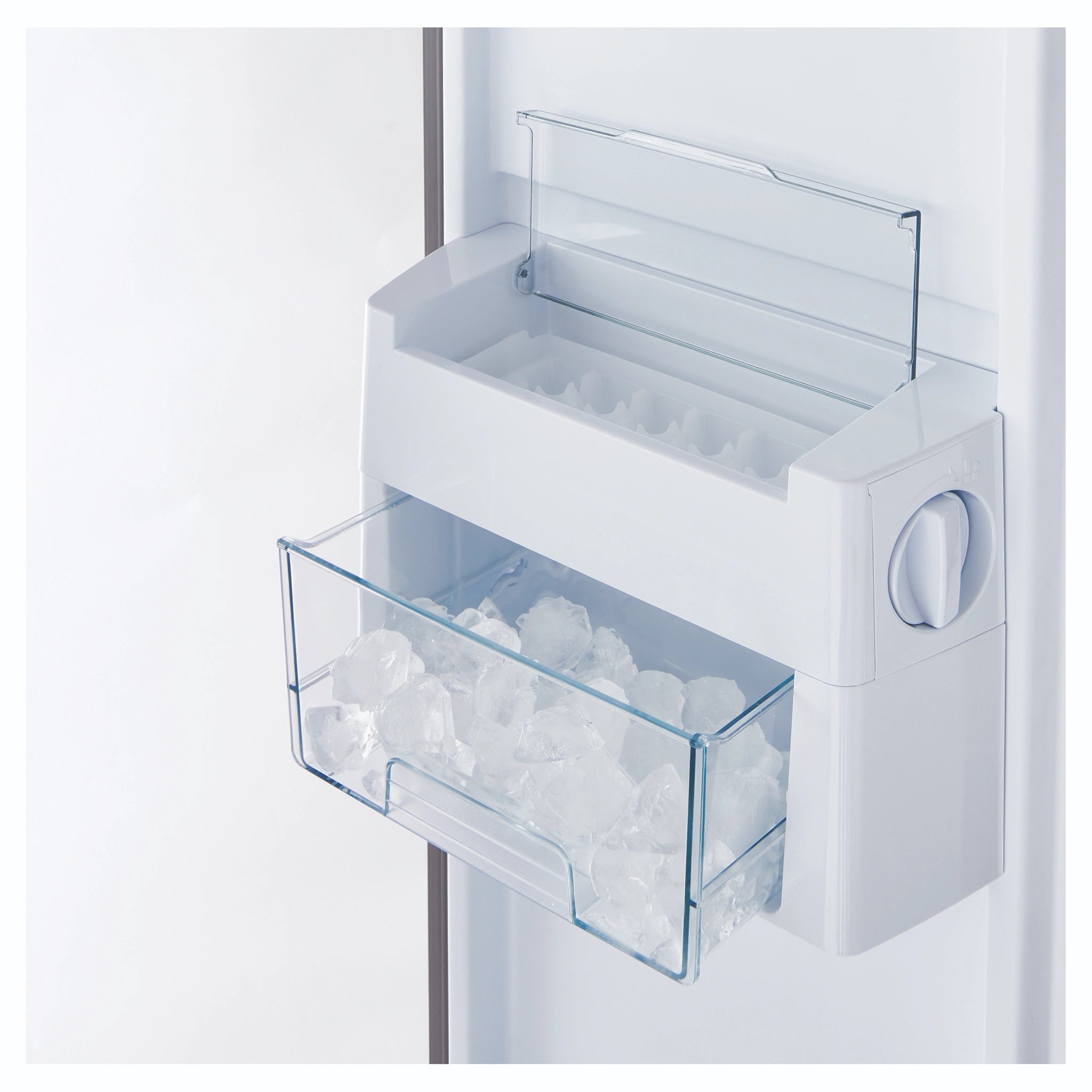 Westinghouse 619L Side-By-Side Fridge WSE6640BA, Ice Storage View