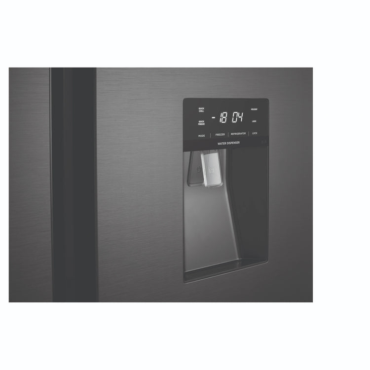 Westinghouse 619L Side-By-Side Fridge WSE6640BA, Water Dispenser View