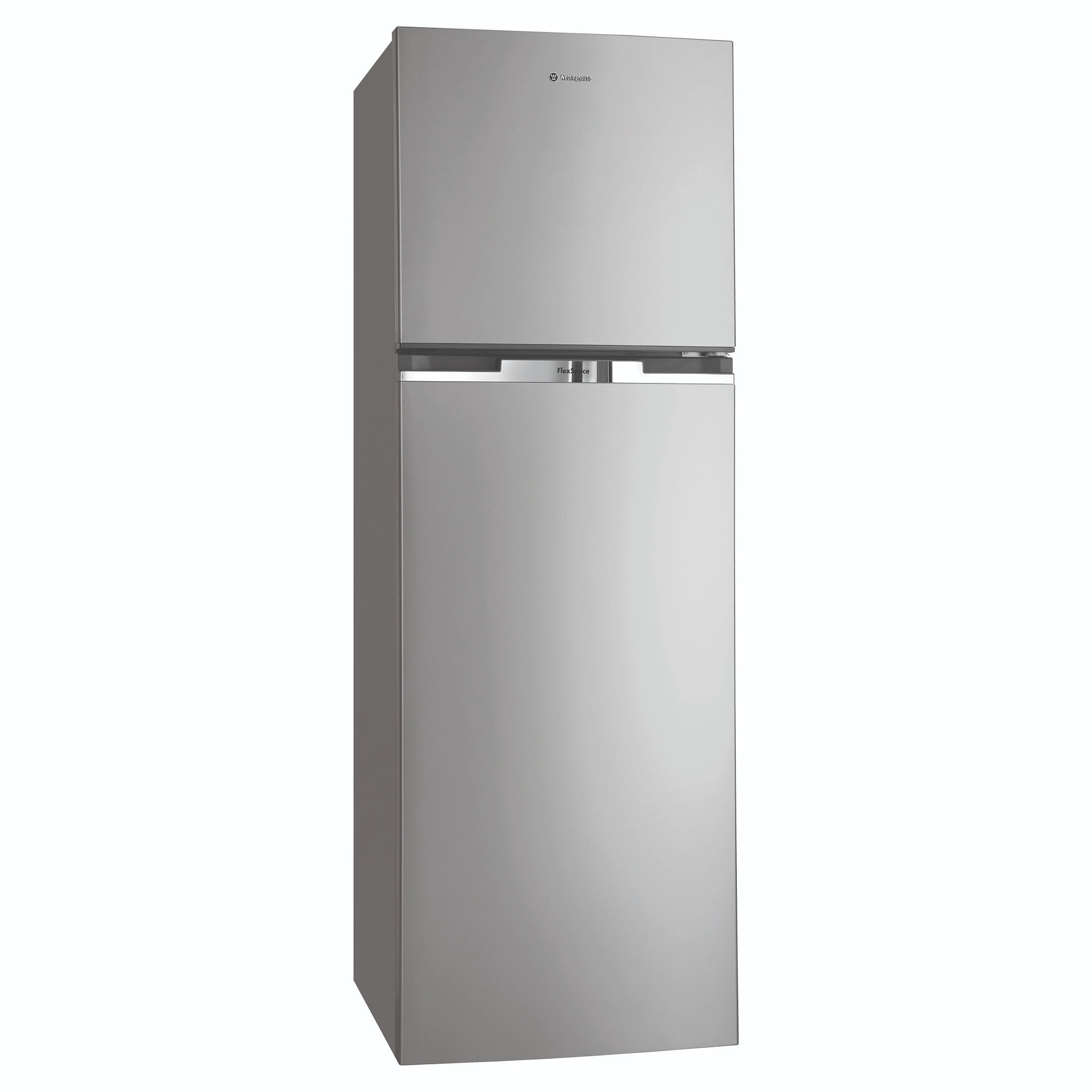 Westinghouse 350L Top Freezer Refrigerator WTB3700AHX, Front Left Side View