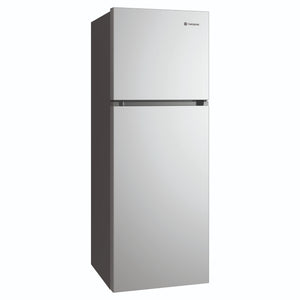 Westinghouse 312L Top Mount Fridge - Silver WTM3100SLX, Front Left Side View