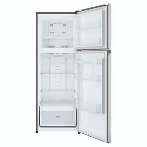 Westinghouse 312L Top Mount Fridge - Silver WTM3100SLX, Front View With Door Open
