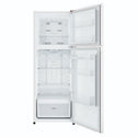 Westinghouse 341L Top Mount Fridge - White WTM3400WLX, Front View With Door Open