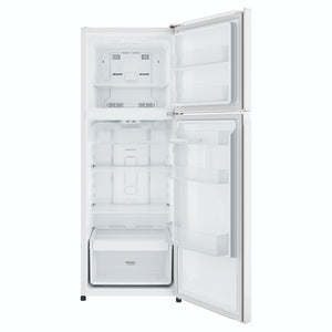 Westinghouse 341L Top Mount Fridge - White WTM3400WLX, Front View With Door Open