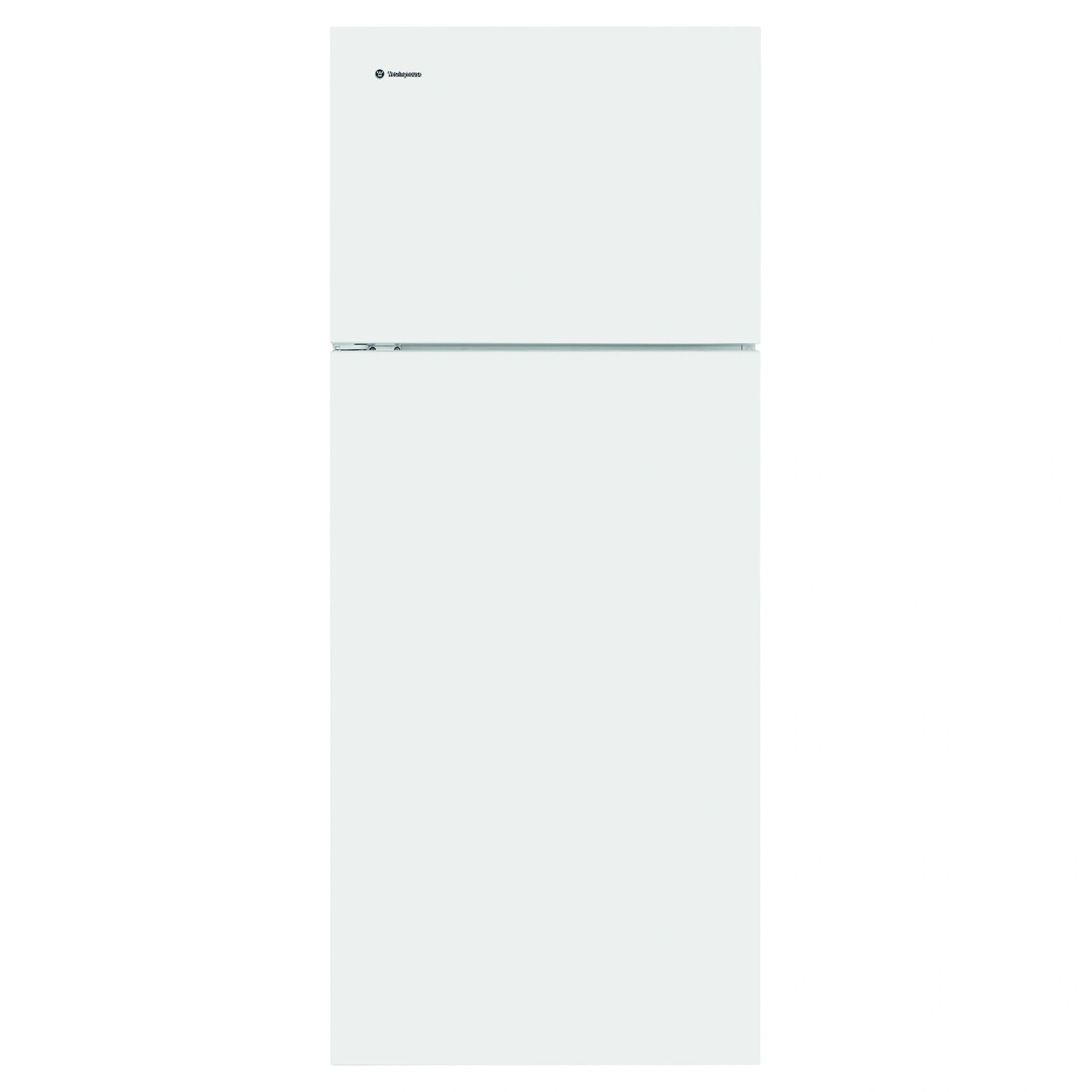 Westinghouse 431L Top Freezer Fridge - White WTM4302WDL, Front View