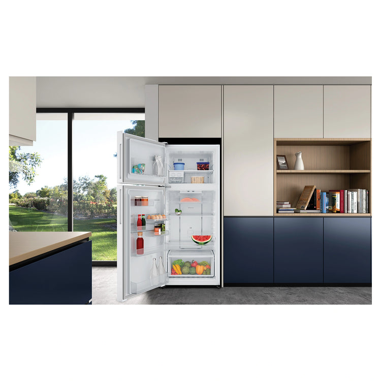 Westinghouse 431L Top Freezer Fridge - White WTM4302WDL, Lifestyle View 2