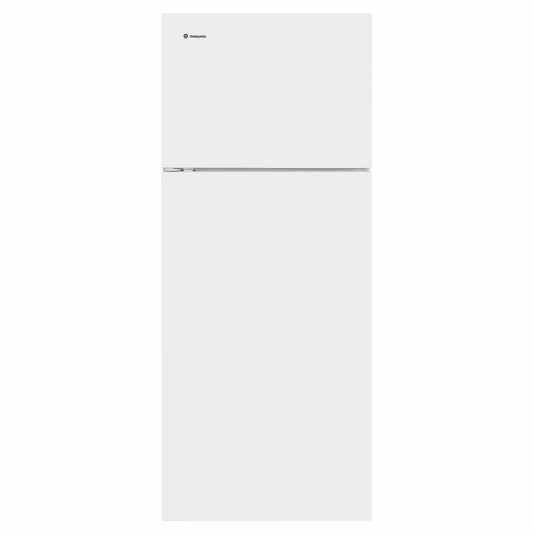 Westinghouse 431L Top Mount Fridge, White WTM4302WDR, Front View