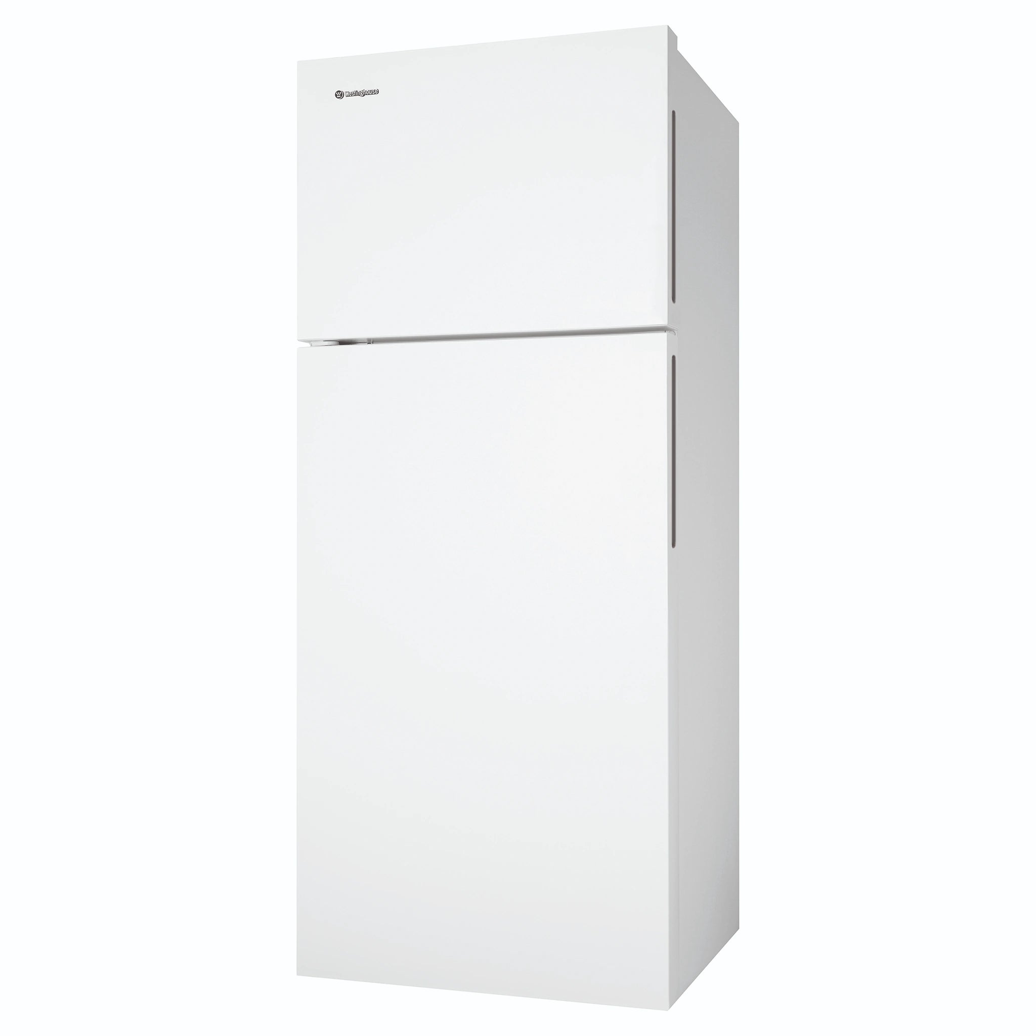 Westinghouse 431L Top Mount Fridge, White WTM4302WDR, Right Side View