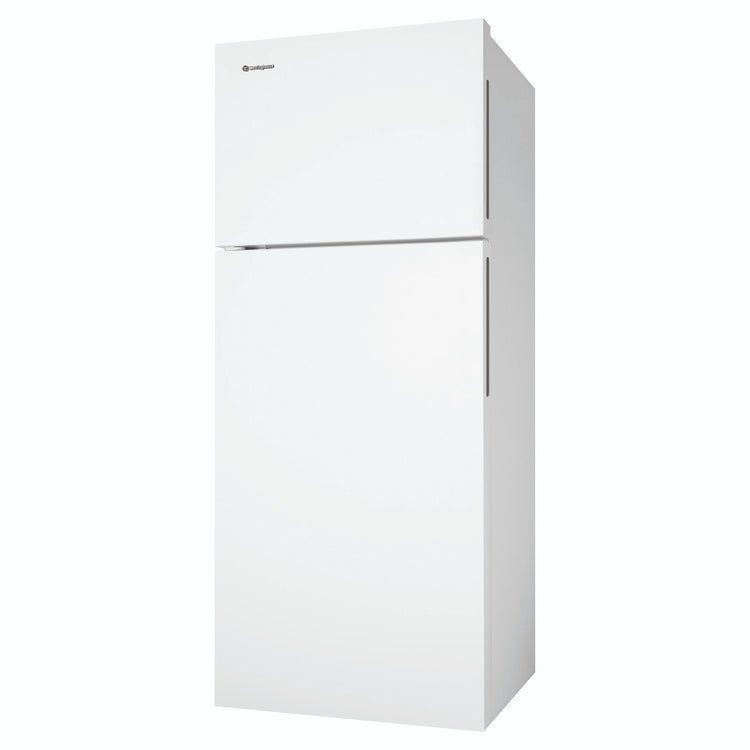 Westinghouse 431L Top Mount Fridge, White WTM4302WDR, Right Side View