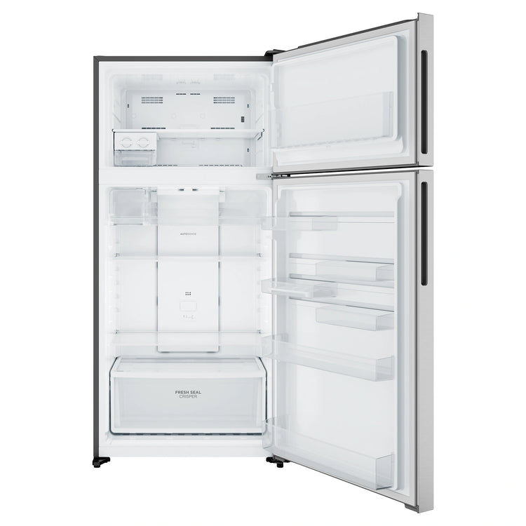 Westinghouse WTM5002SDR 503L Top Mount Fridge, Front View With Door Open