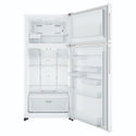 Westinghouse 503L Top Mount Fridge - White WTM5002WDR, Front View With Door Open