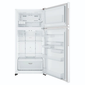 Westinghouse 503L Top Mount Fridge - White WTM5002WDR, Front View With Door Open