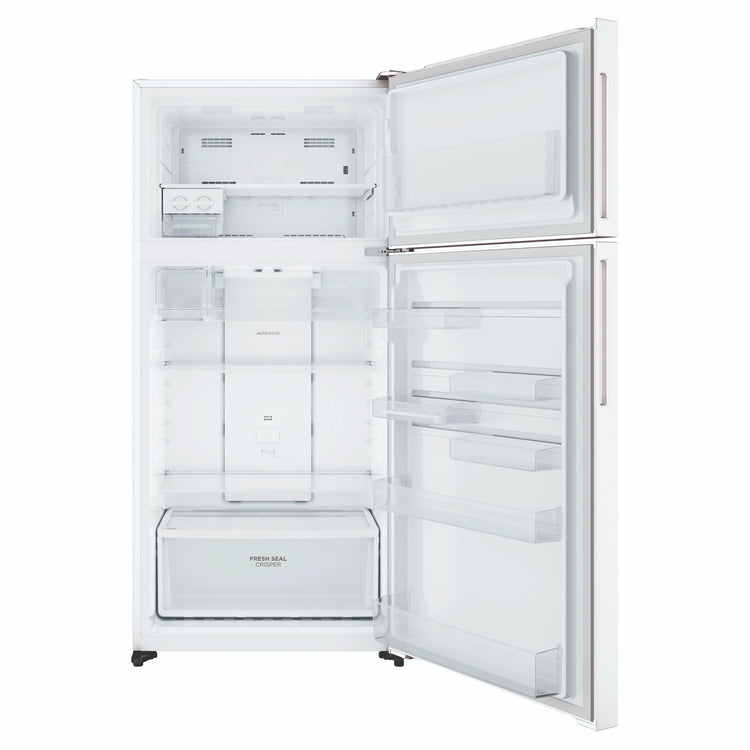 Westinghouse 503L Top Mount Fridge - White WTM5002WDR, Front View With Door Open