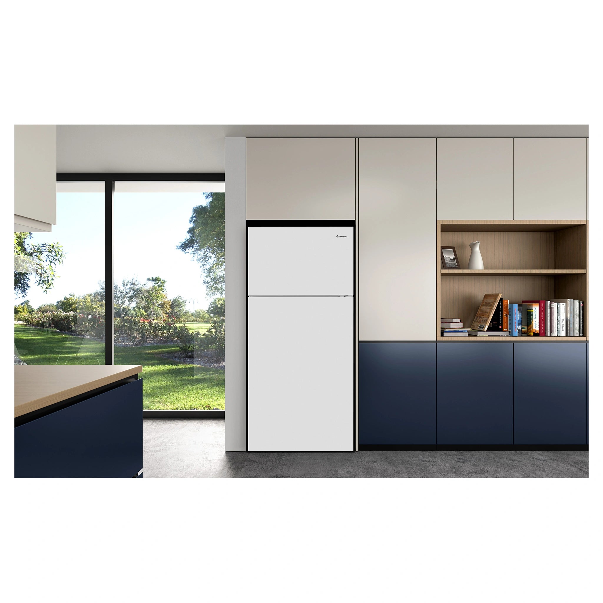 Westinghouse 503L Top Mount Fridge - White WTM5002WDR, Lifestyle View