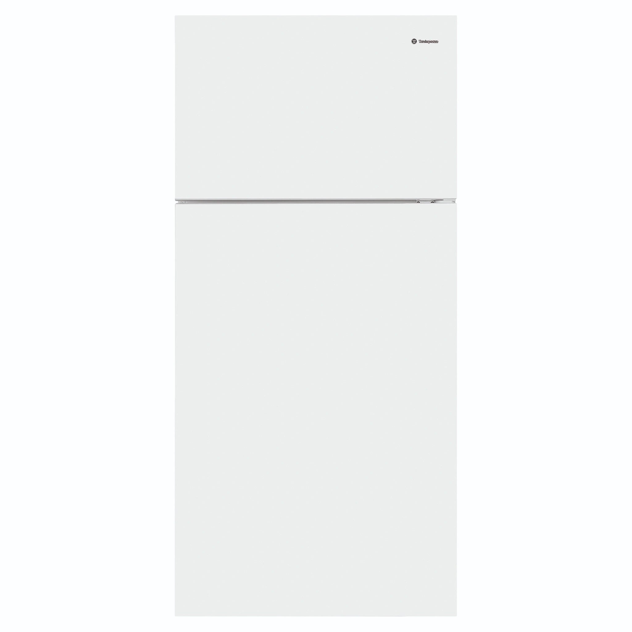 Westinghouse 503L Top Mount Fridge, White WTM5002WER, Front View
