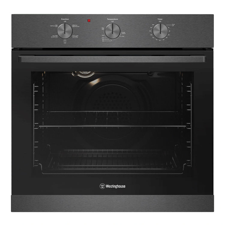 Westinghouse 60cm Multi-Function Oven Dark Stainless Steel WVE6314DD, Front View