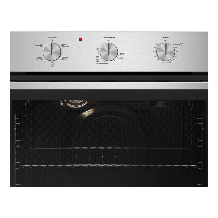 Westinghouse 60cm Stainless Steel Multi-Function Oven WVE6314SD, Control Panel