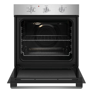 Westinghouse 60cm Stainless Steel Multi-Function Oven WVE6314SD, Front View with Open Door